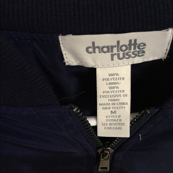 Blue bomber jacket - Picture 3 of 4